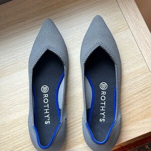 Rothy’s gray flats - worn once